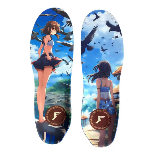 Footprint Insoles Kingfoam Orthotics Fluidx Bird Watcher