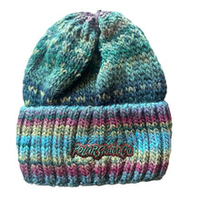Load image into Gallery viewer, Polar Skate Co. Multi Beanie - Blue/Wine/Green
