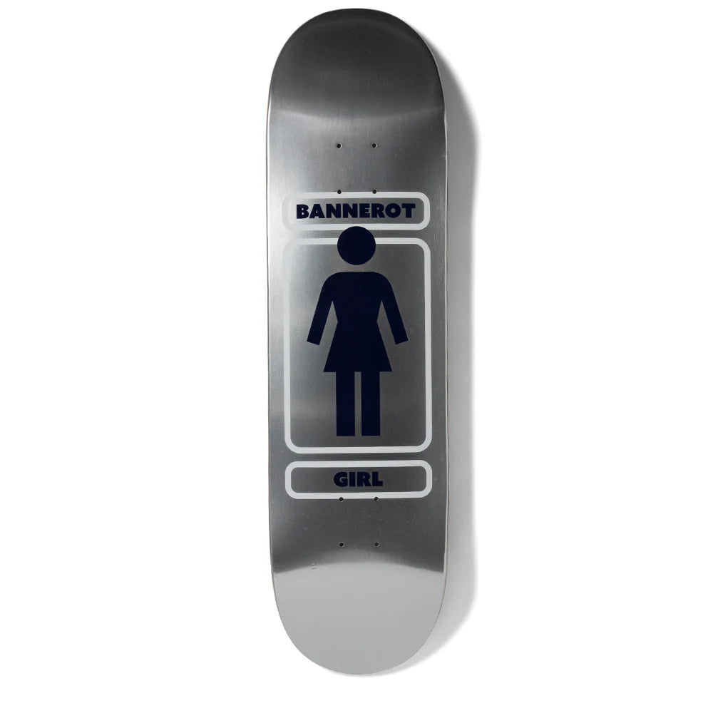 Skateboard deck with 'Bannerot' and 'Girl' branding on a white background