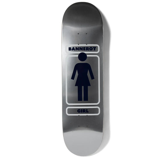 Skateboard deck with 'Bannerot' and 'Girl' branding on a white background