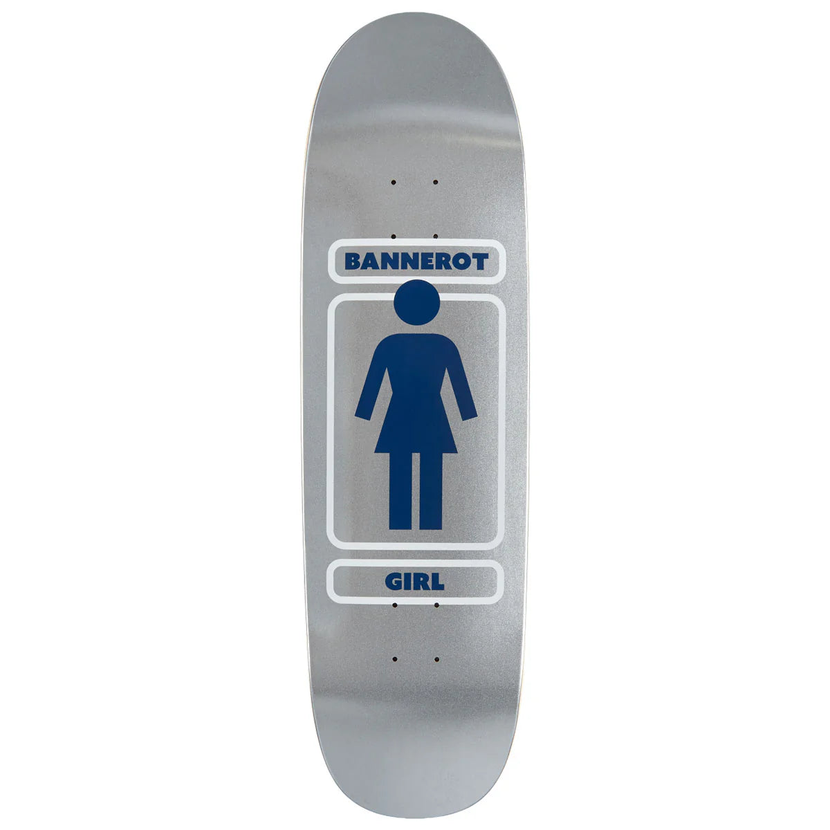 Skateboard deck with 'Bannerot' and 'Girl' branding on a white background