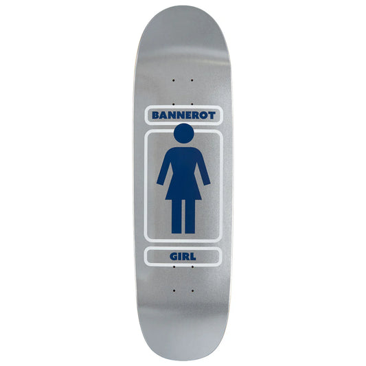 Skateboard deck with 'Bannerot' and 'Girl' branding on a white background