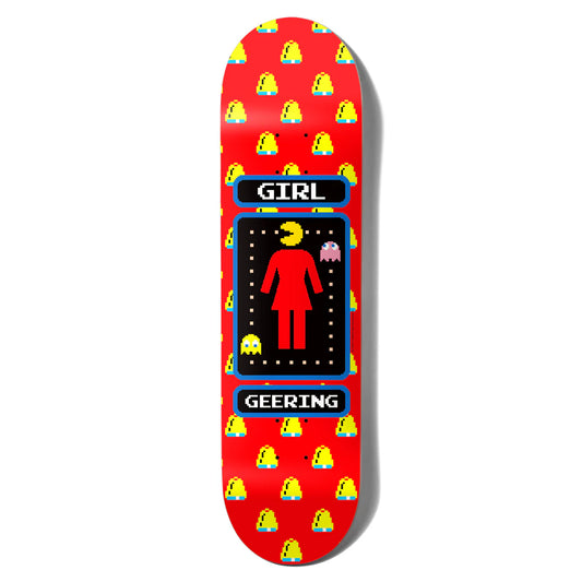 Girl Skateboard Deck Geering Pac Man 8.5