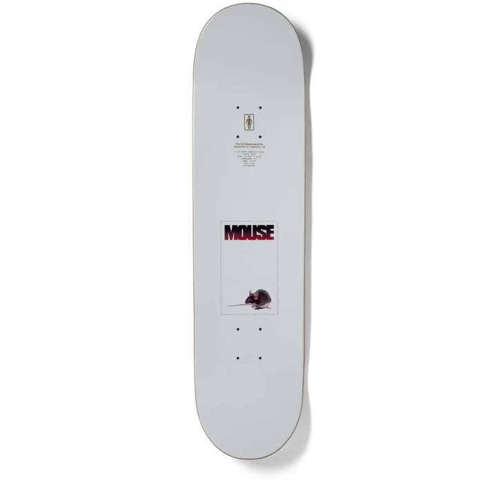 Girl Skateboard Deck Howard Mouse 8.25