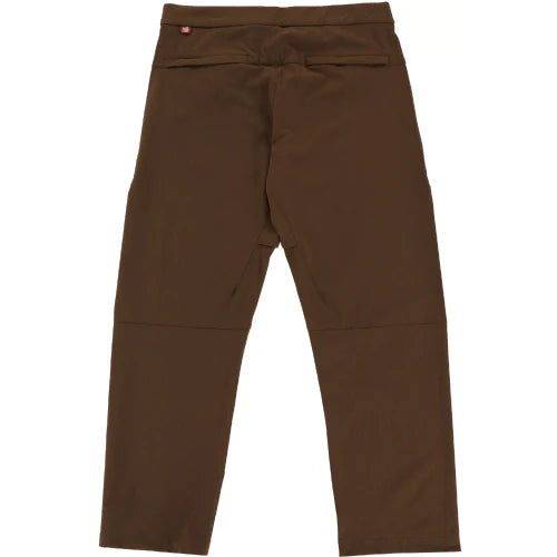 Brown pants on a white background