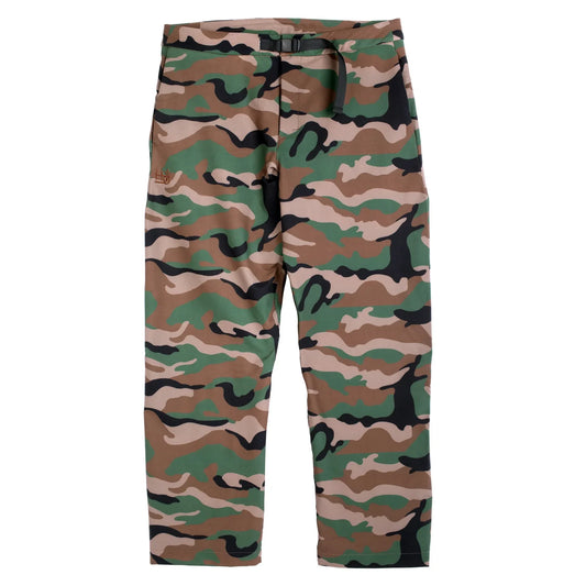 Camouflage pants on a white background