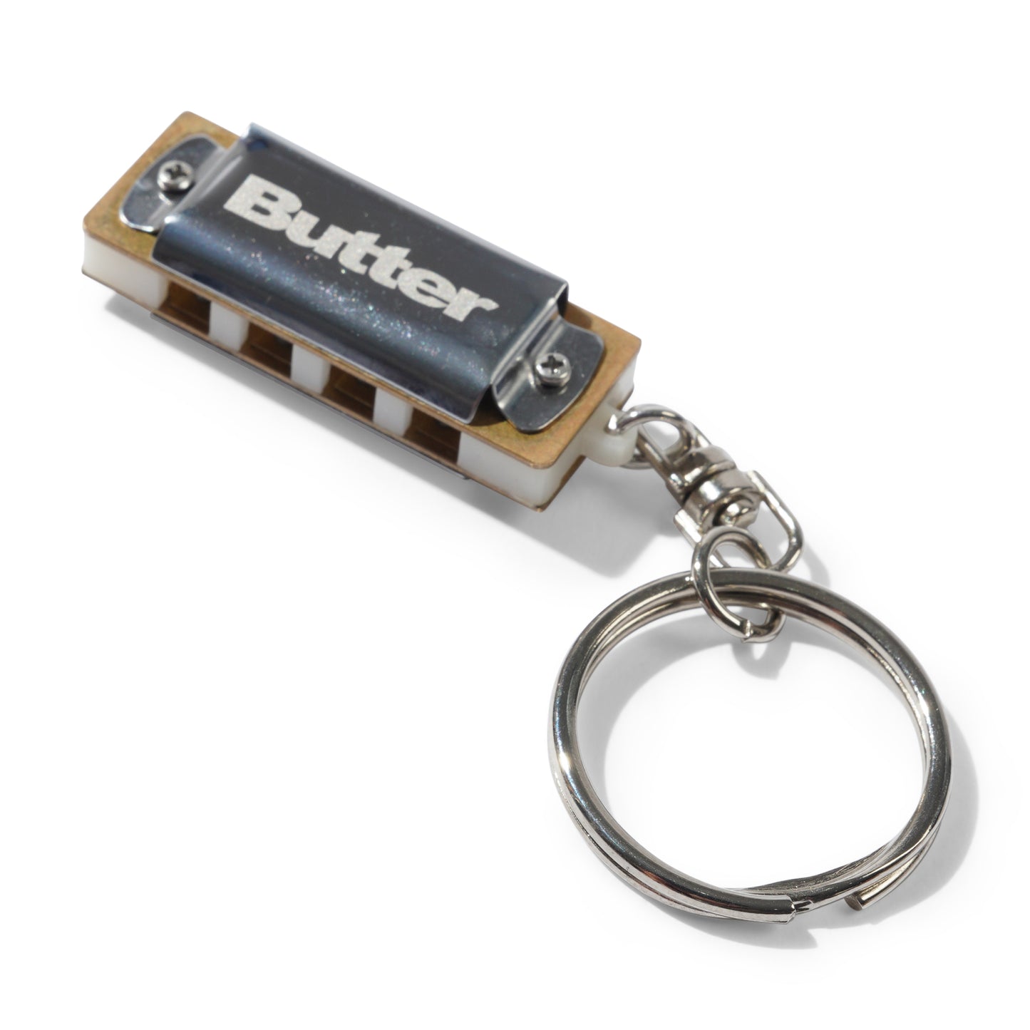 Butter Harmonica Key Chain
