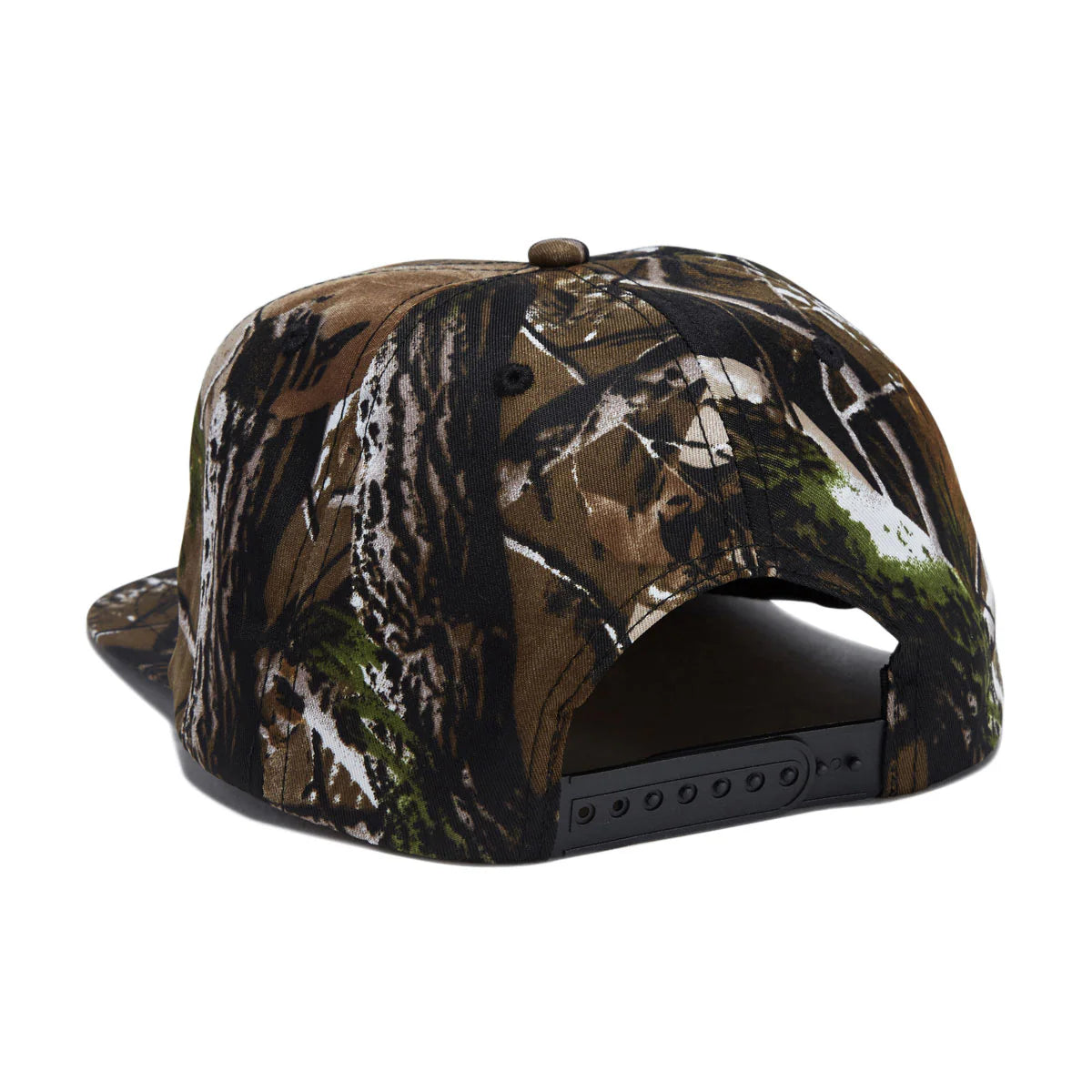 Heroin Hat Script Nylon Snapback Camo