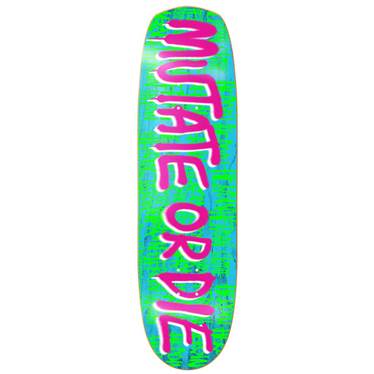 Heroin Skateboard Deck Mutate Or Die Team 8.7