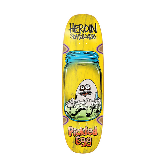 Heroin Skateboard Deck Pickled Egg 9.38