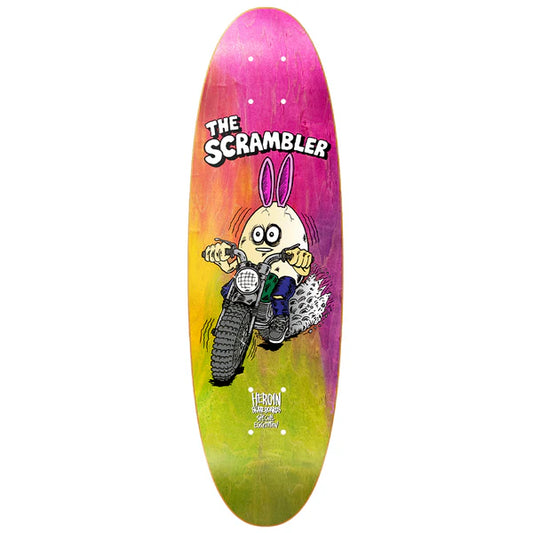 Heroin Skateboard Deck Scrambler Egg 7.88