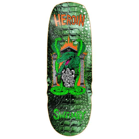Heroin Skateboard Deck Swampy Knock Off 10.6