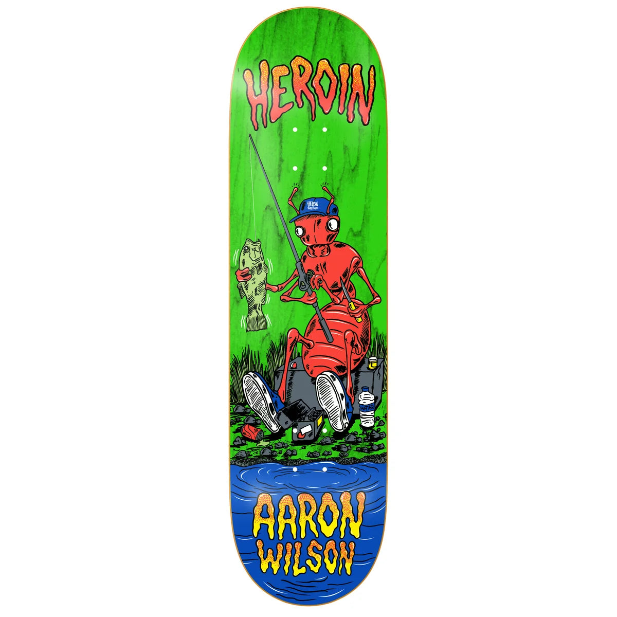 Heroin Skateboard Deck Wilson Bug 8.5