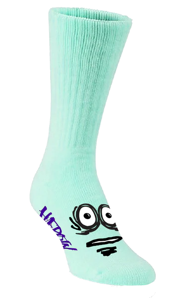 Heroin Socks Big Egg Teal