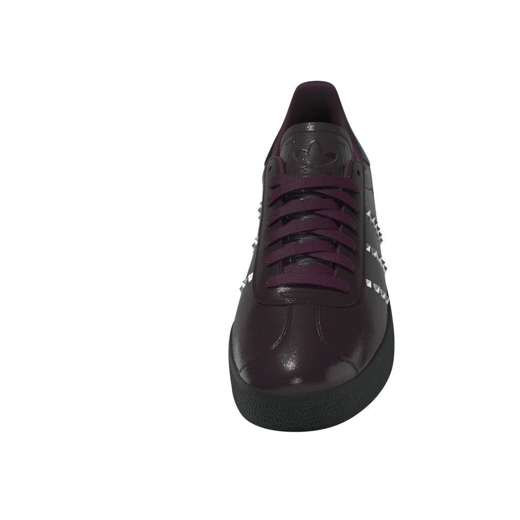 Adidas x Dime Skateboarding Shoes Gazelle ADV Maroon Silver