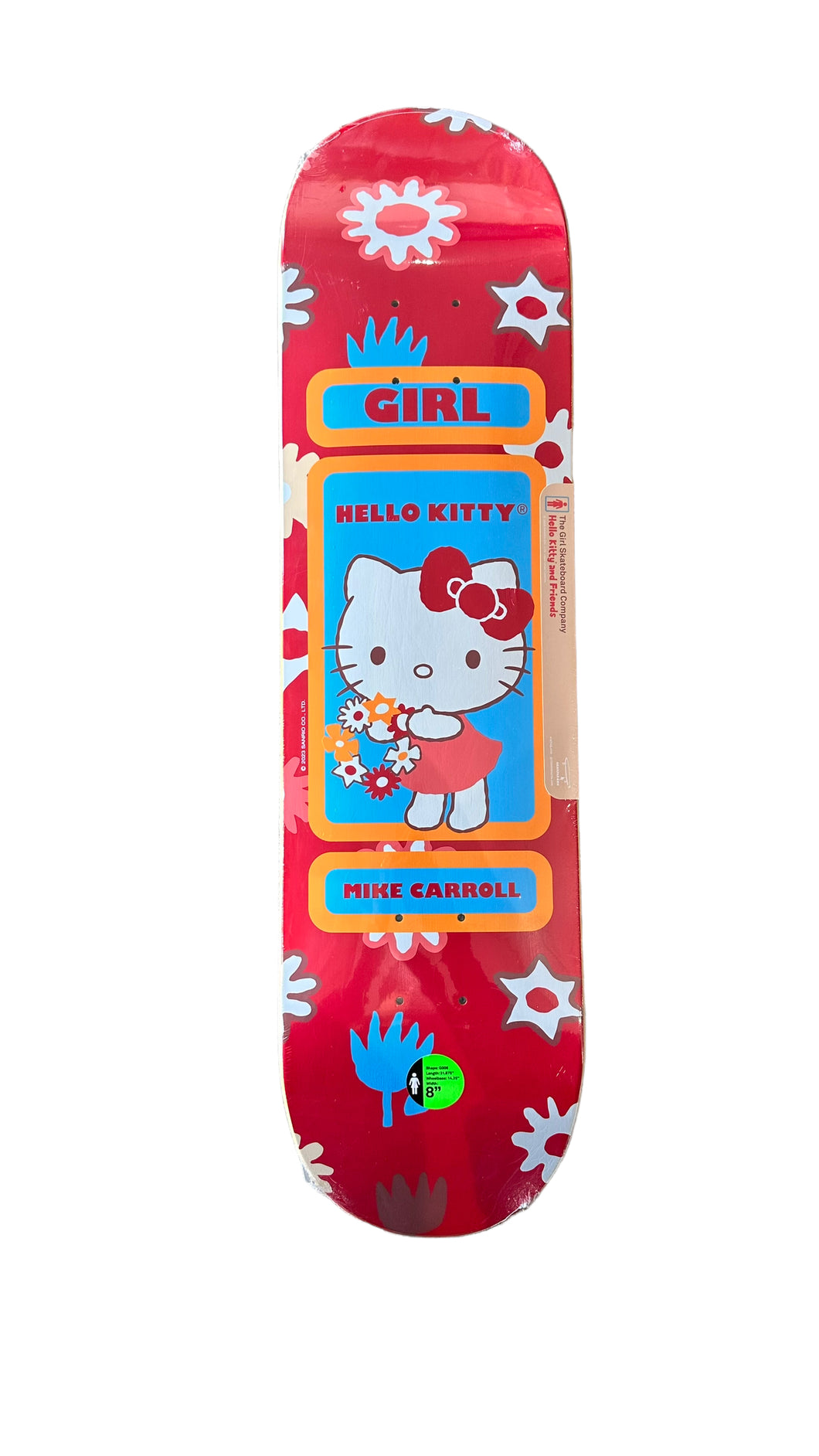 Girl Skateboards Carroll Sanrio Friends Hello Kitty Deck - 8.0