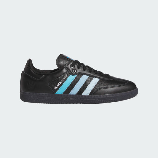 Adidas Skateboarding Shoes CLTFC x Black Sheep Samba ADV Core Black Cloud White Ice Blue