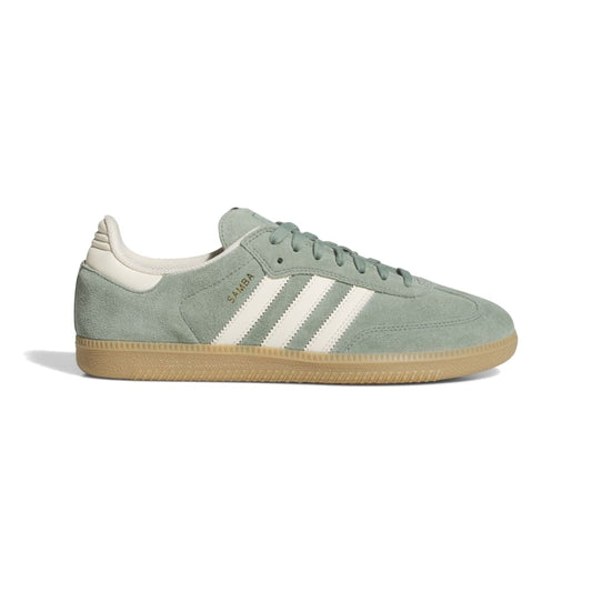 Adidas Skateboarding Shoes Samba ADV Silver Green White Gold
