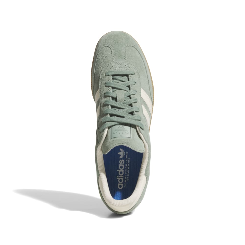 Adidas Skateboarding Shoes Samba ADV Silver Green White Gold
