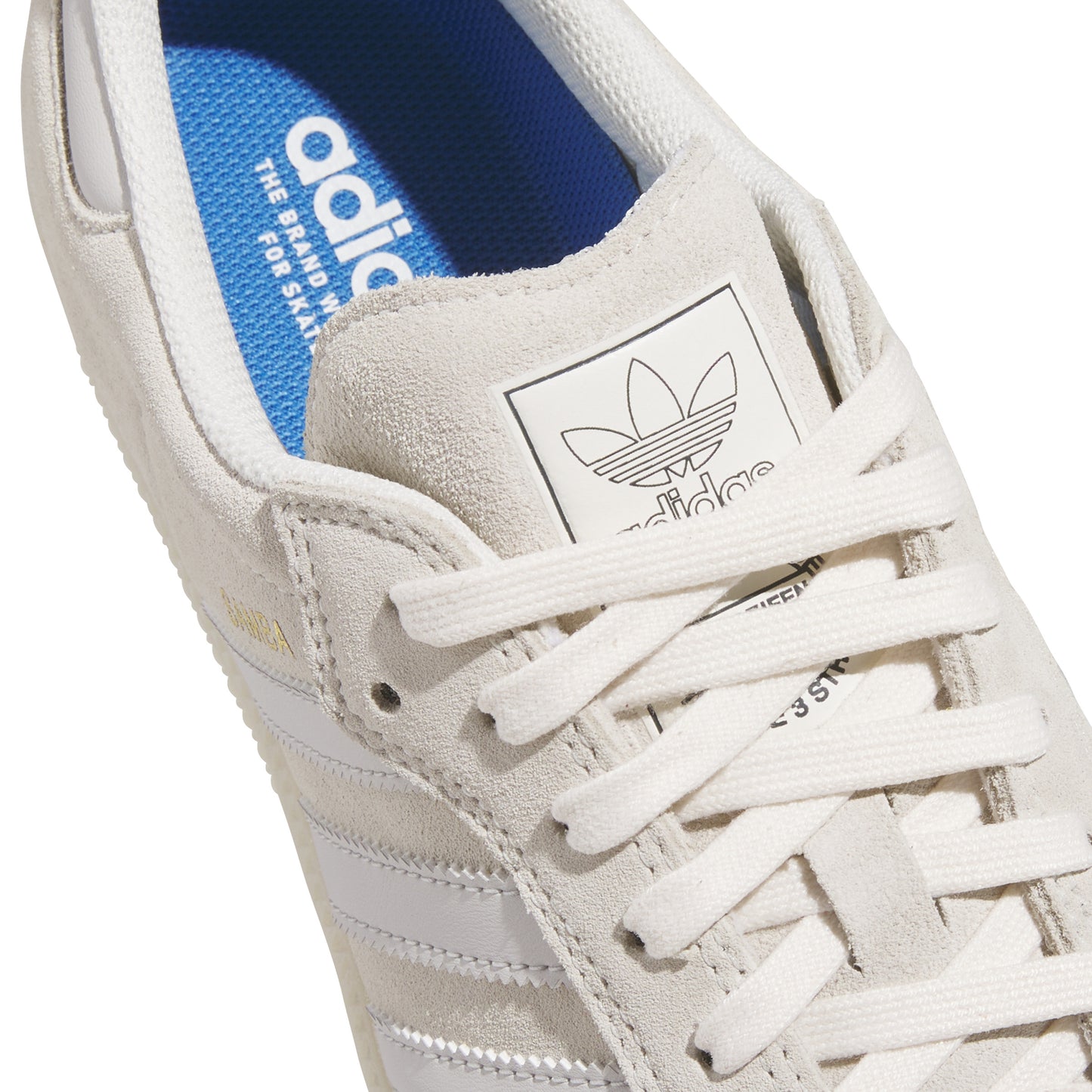 Adidas Skateboarding Shoes Samba ADV Chalk White Grey One