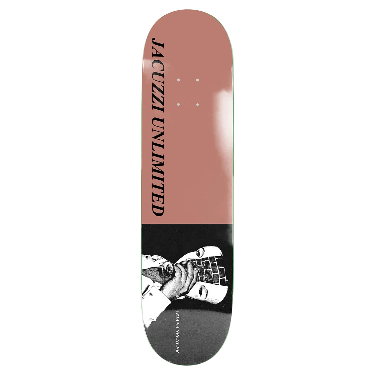 Jacuzzi Skateboard Deck Spencer Wine ex7 8.25