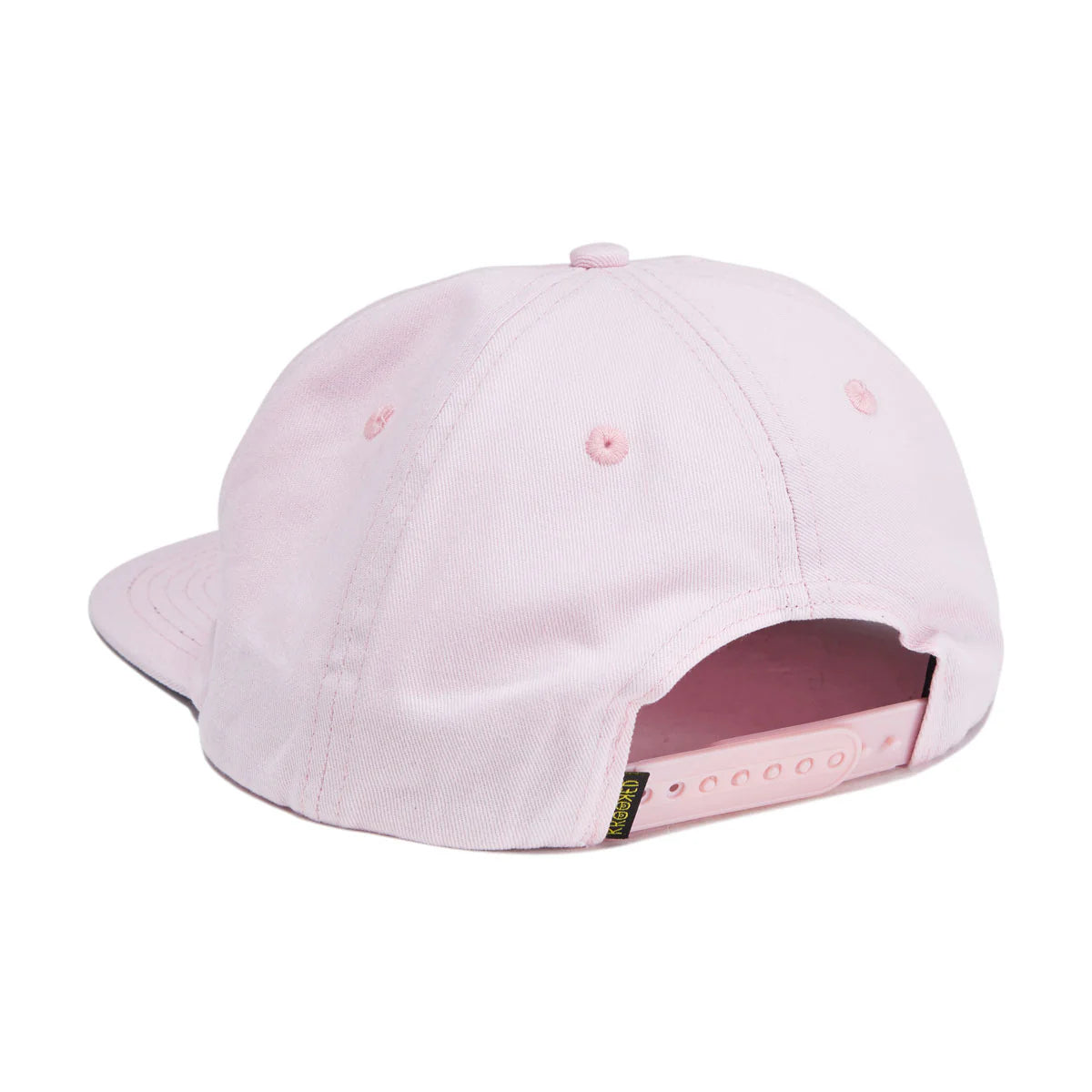 Pink baseball cap on a white background