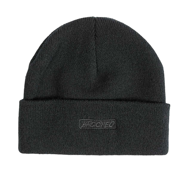Krooked Moonsmile Script Beanie Black