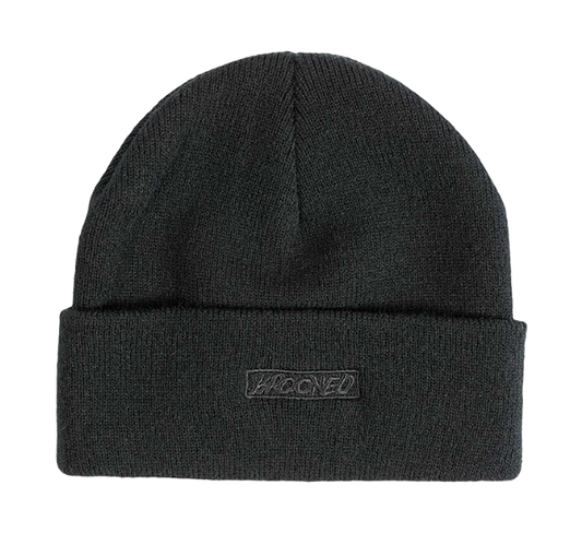 Krooked Moonsmile Script Beanie Black