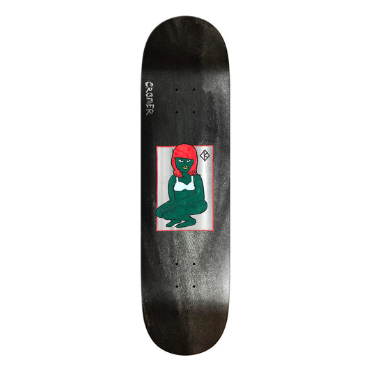 Krooked Skateboard Deck DBX Cromer Green Lady 8.25