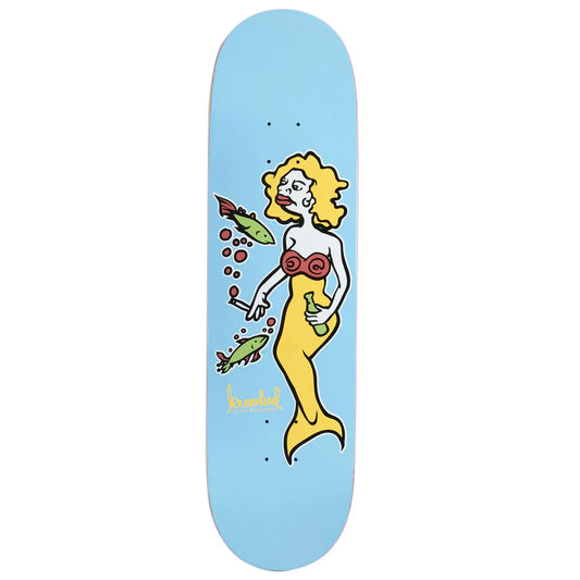Krooked Skateboard Deck DBX Team Mermaid Light Blue 8.38