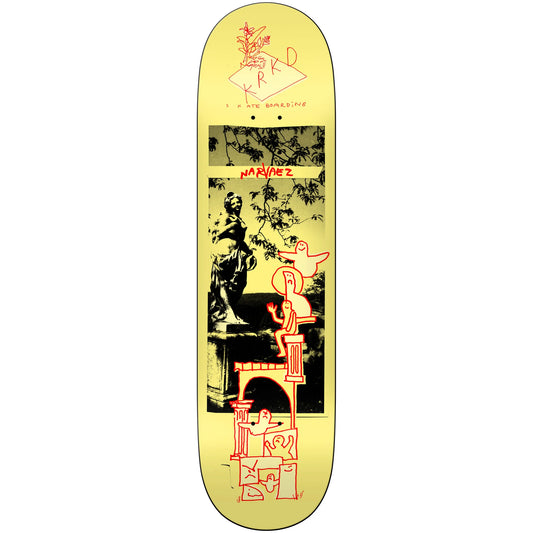 Krooked Skateboard Deck Narvaez Sculpture Garden 8.38