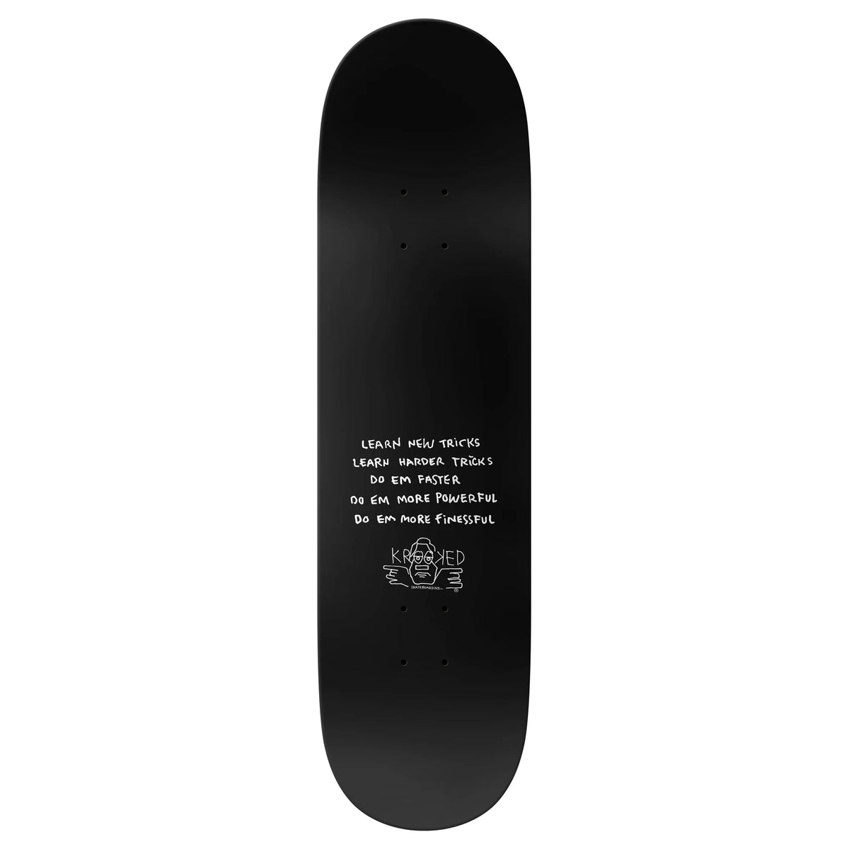 Krooked Skateboard Deck Narvaez Sculpture Garden 8.38