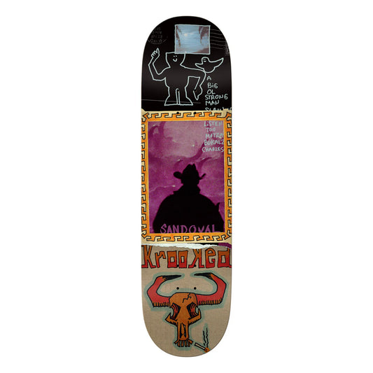 Krooked Skateboard Deck Sandoval Gun Slinger 9.02