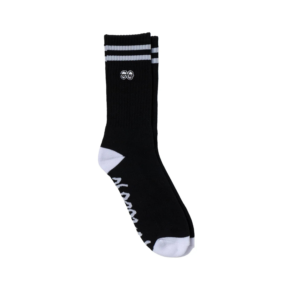 Krooked Socks Eyes Sock Black White