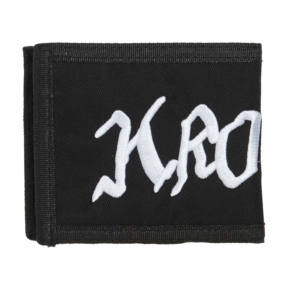 Krooked Wallet Double OK Script Bifold Black