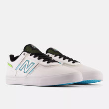 Load image into Gallery viewer, New Balance Numeric Jamie Foy 306 Shoes - White/Aqua Sky