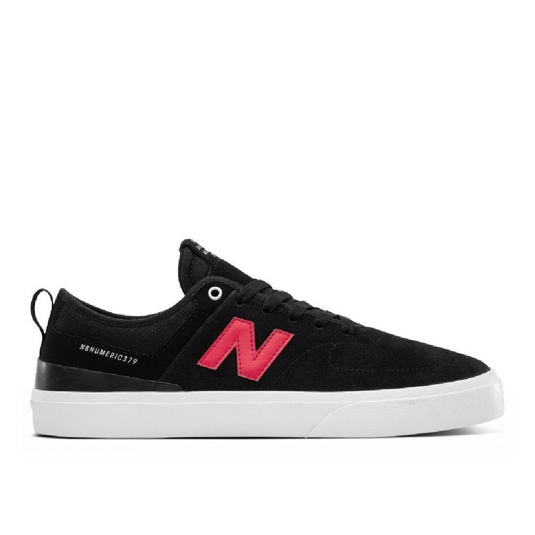 black and red skate shoes