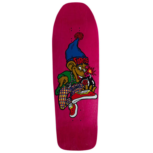 New Deal Skateboard Deck Sargent Monkey Bomb 9.63