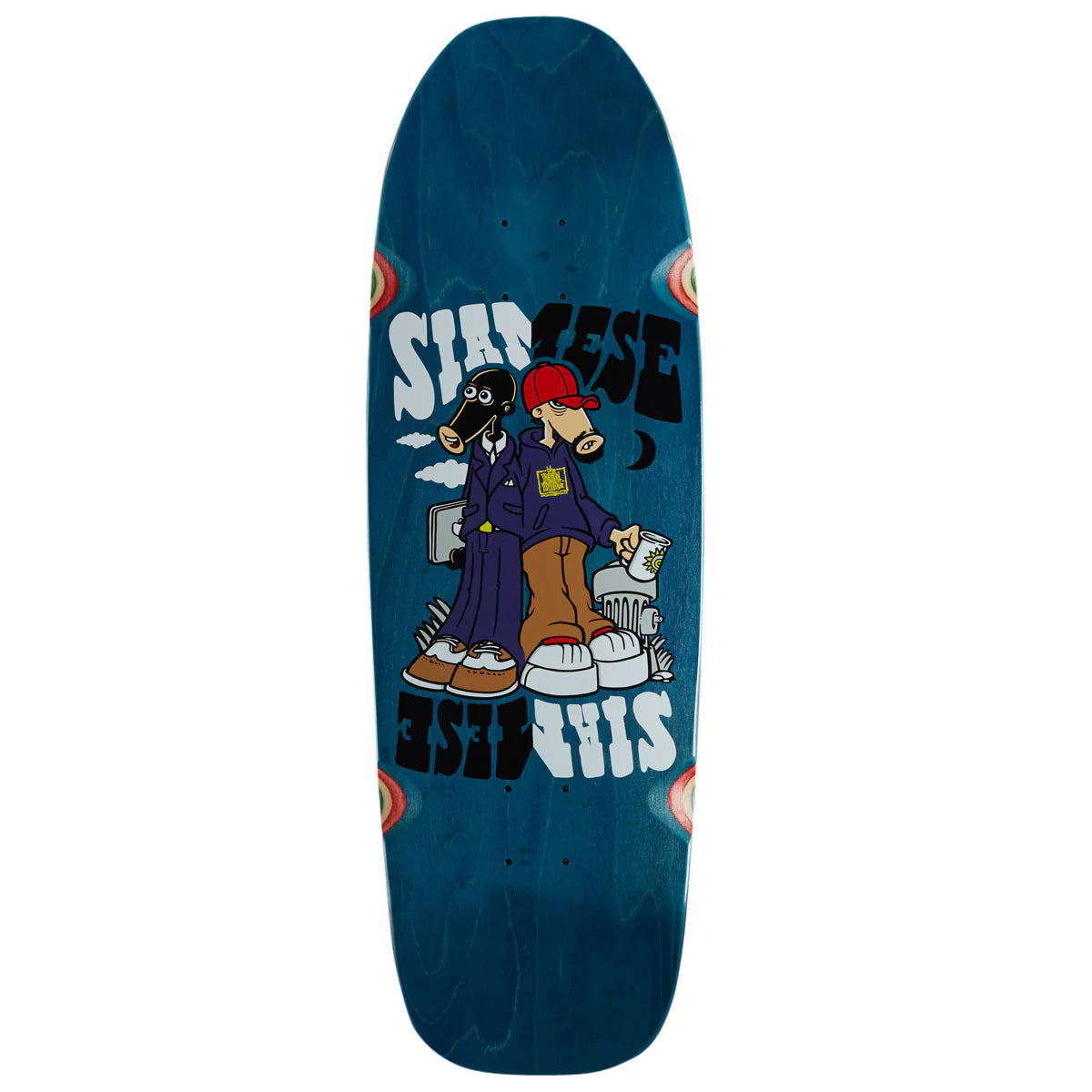 New Deal Skateboard Deck Siamese 9.63