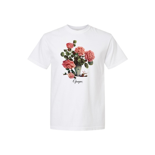 Opaque Shirt Bouquet White