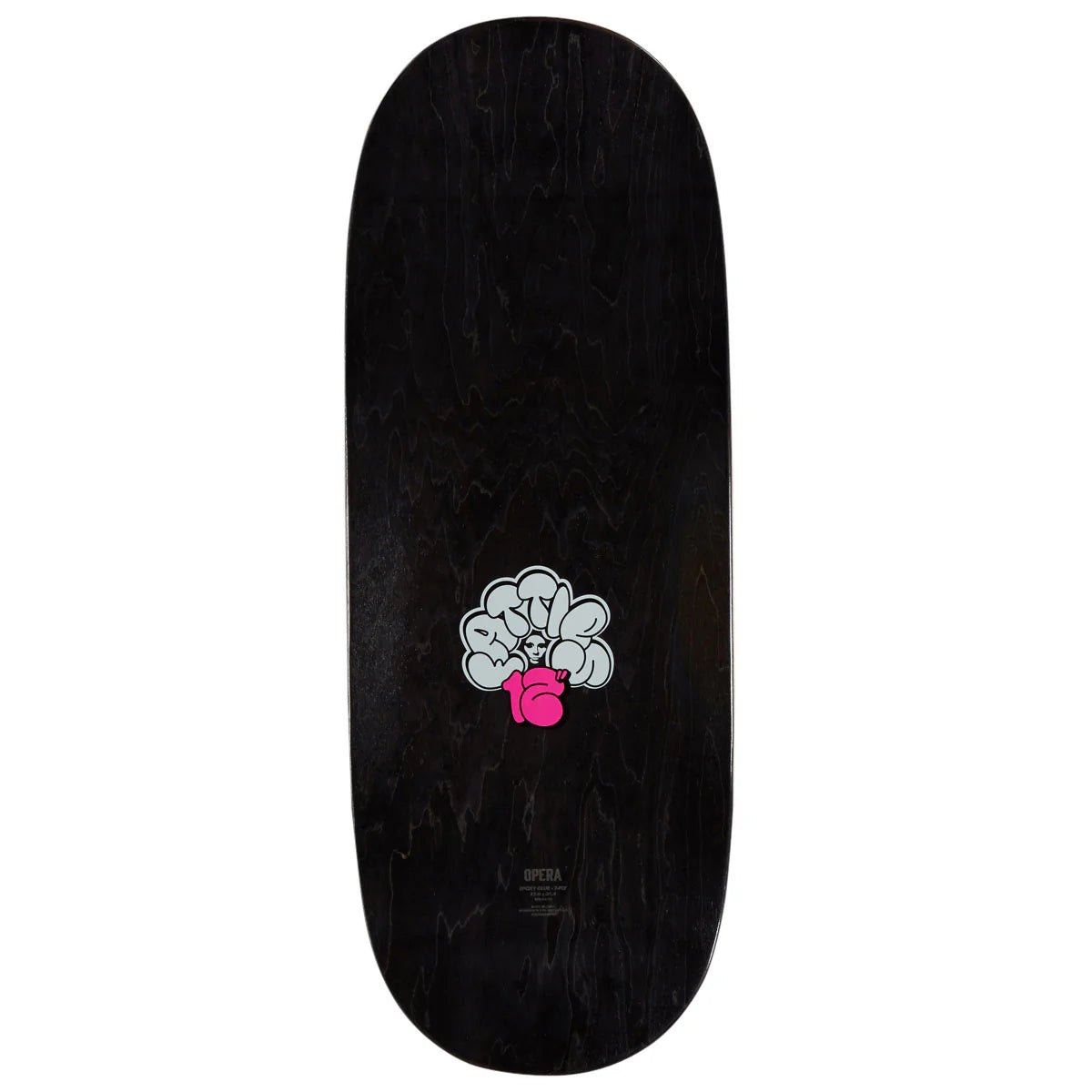 Opera Complete Skateboard Fatties Torn Spike Brown Yellow 12.0