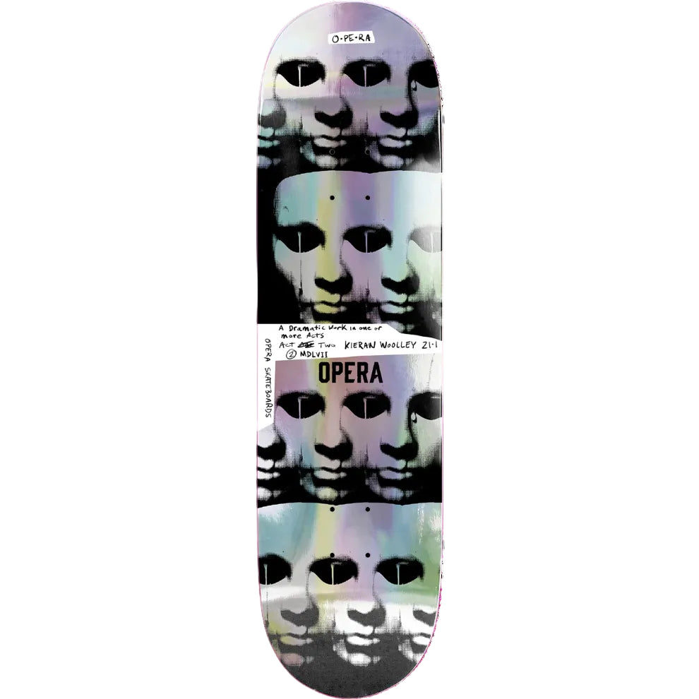 Opera Skateboard Deck Woolley Repeater ex7 Holographic 9.0