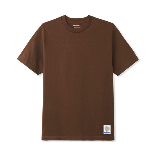 Butter Goods Shirt Organic Tee Redwood Brown