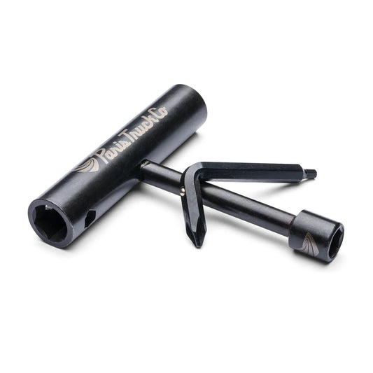 Black metal tool with 'Paris Truck Co' branding on a white background