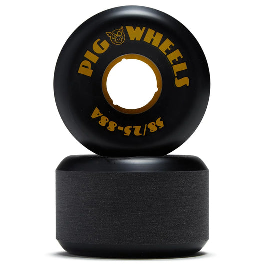 Pig Wheels RT Rough Terrain Black 58mm 88A