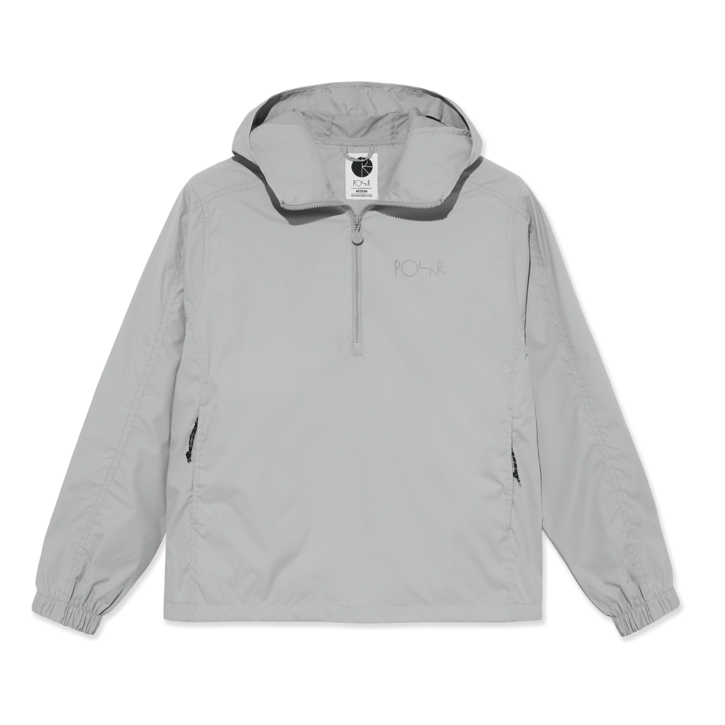 Polar Skate Co. Packable Anorak Jacket Silver