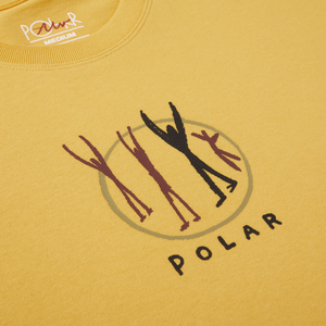 Polar Skate Co. Polar Gang Tee - Orange Sorbet