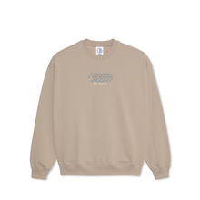 Load image into Gallery viewer, Polar Skate Co. Dave Crewneck - Faces - Taupe