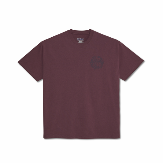 Polar Skate Co Hijack Tee Plum