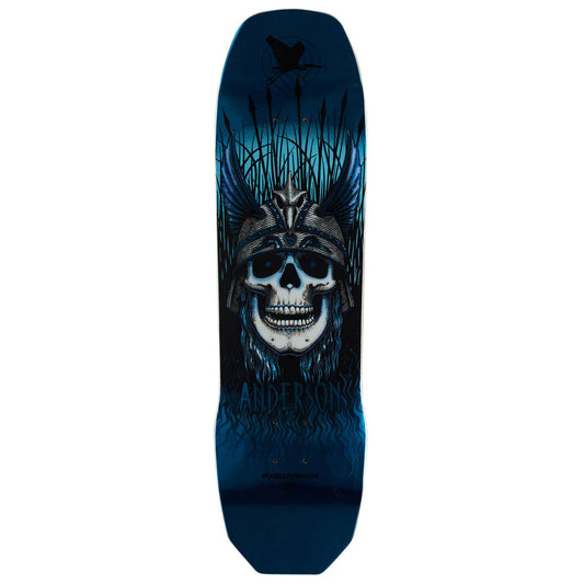 Powell Peralta Skateboard Deck Anderson Heron 4 Blue Foil 9.13